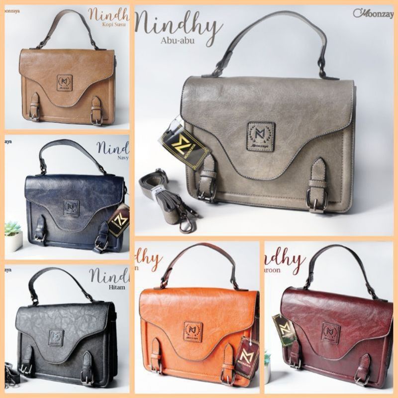 MOONZAYA NINDHY tas original moonzaya termurah warna navy
