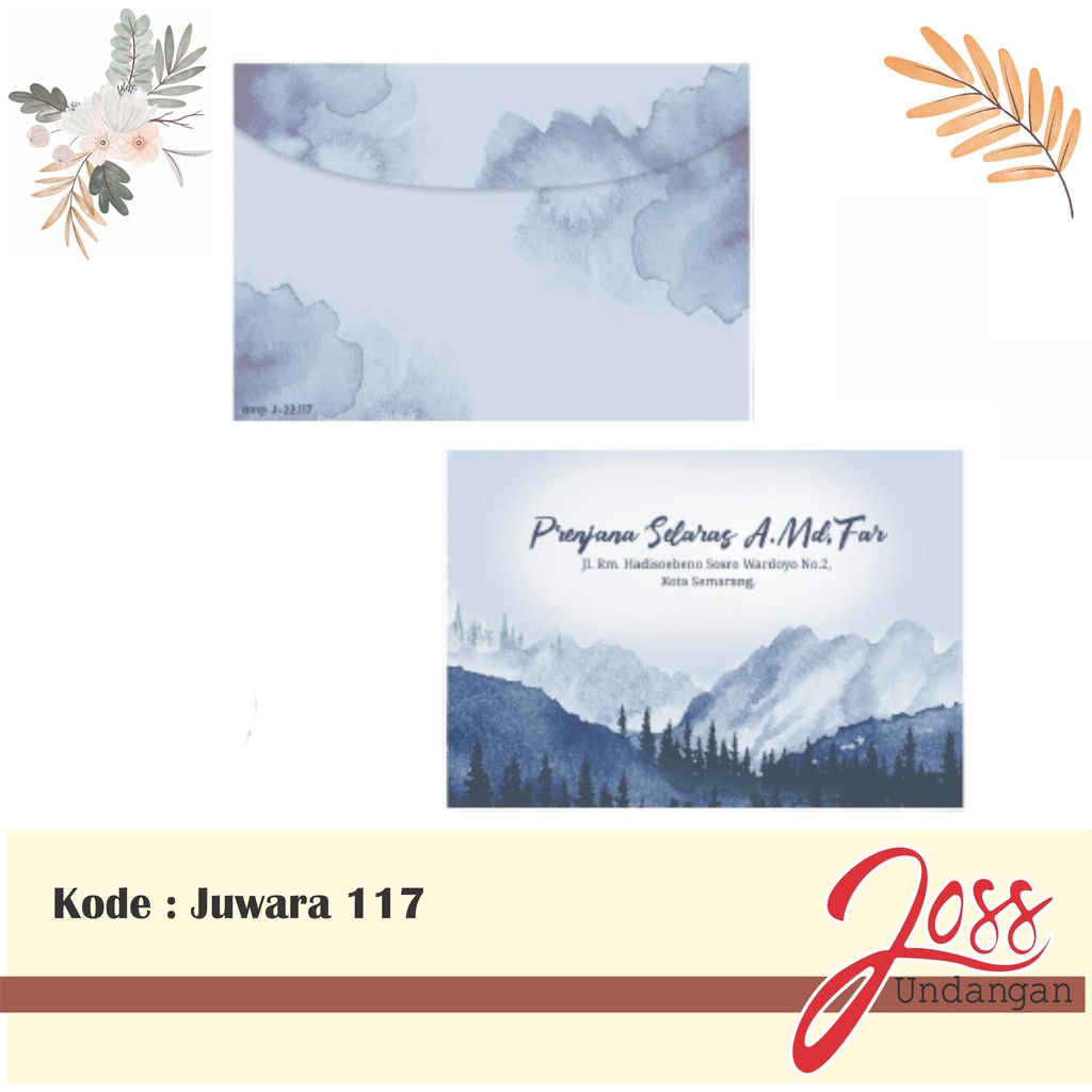 

Amplop Juwara 117 Isi 50pcs Tanpa Cetak