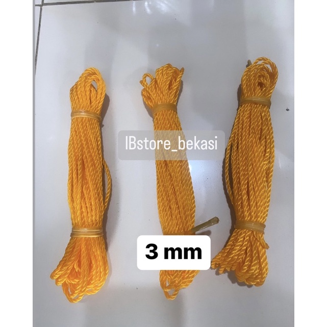 Tali Tambang Plastik 3mm 10 Meter