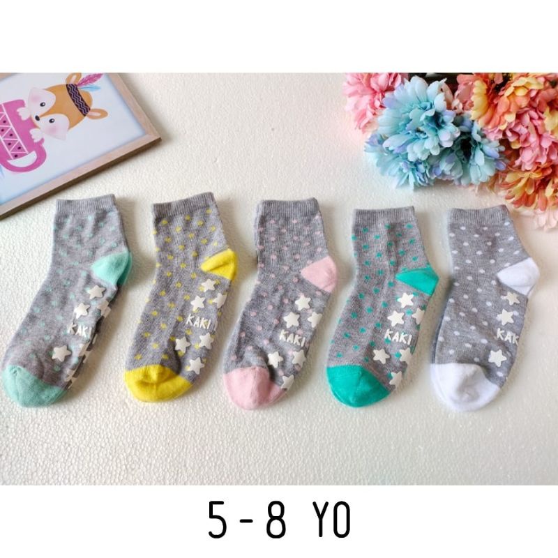 KAKI IMUT KAOS KAKI ANTISLIP POLKA / KAOS KAKI BAYI DAN ANAK