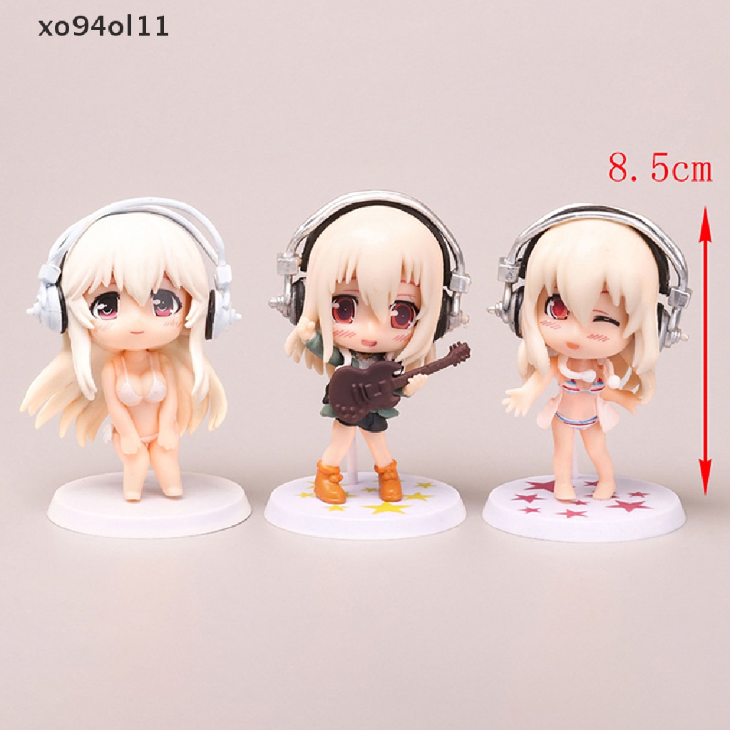 Xo Sexy Anime Figure Super Sonico Boneka Gadis Lucu Mainan Koleksi Model Home Decor OL