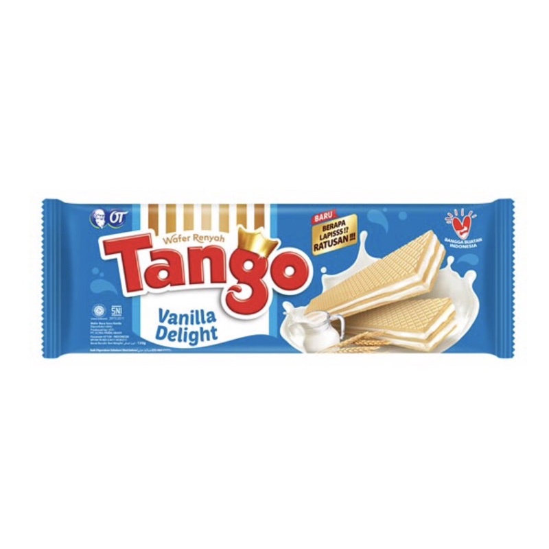 

Tango Wafer Vanilla Milk/Chocolate/Choco Javamocca/Choco Tiramisu 130/120g (1 pcs)