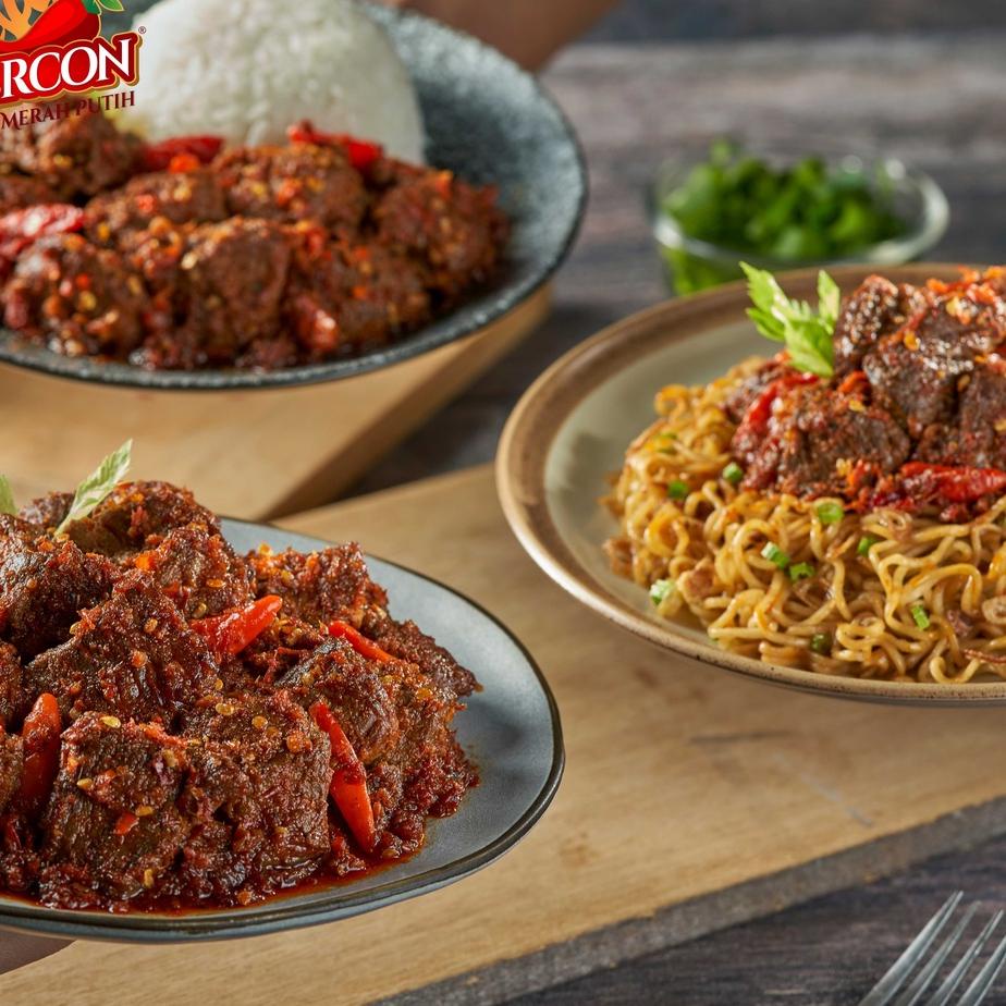 

SHOPEE MALL Mercon Merah Putih - Set Trio Maut || Oseng Mercon Daging + Cumi + Cakalang
