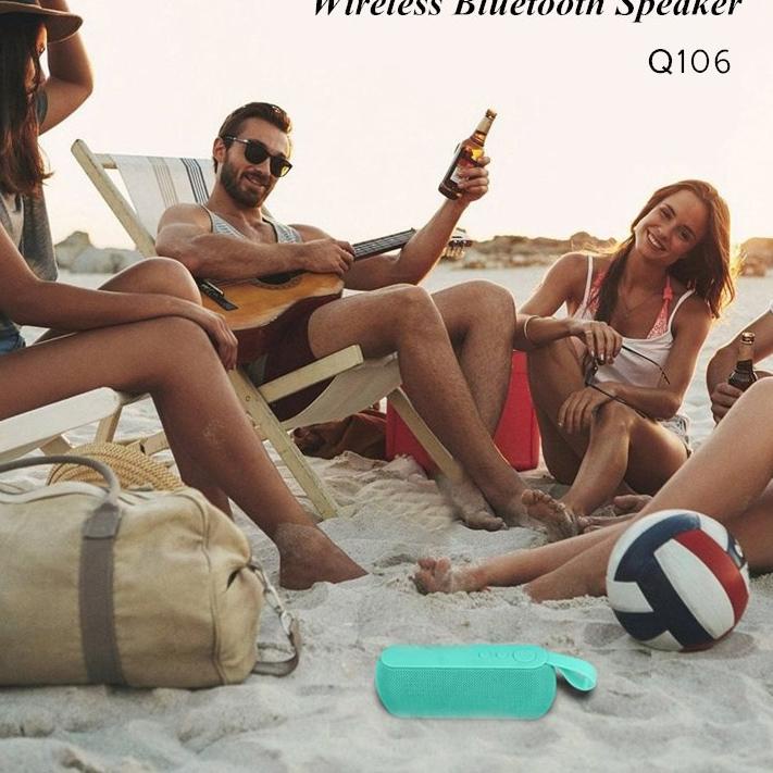 Terlaku.. Speaker Bluetooth Unitech Super Bass Q106 Support FM Radio MicroSD