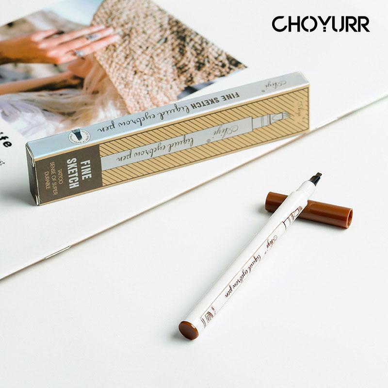 【COD】Eyebrow Pensil Alis Waterproof 4 Fork Tip Original Eyebrow Korea Pensil Alis Eyebrow Kosmetik Mata Pensil Alis Tahan Air Tahan Lama-CH