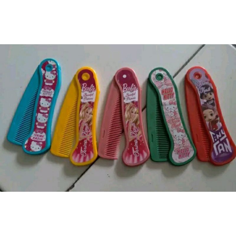 Sisir lipat souvenir sisir lipat