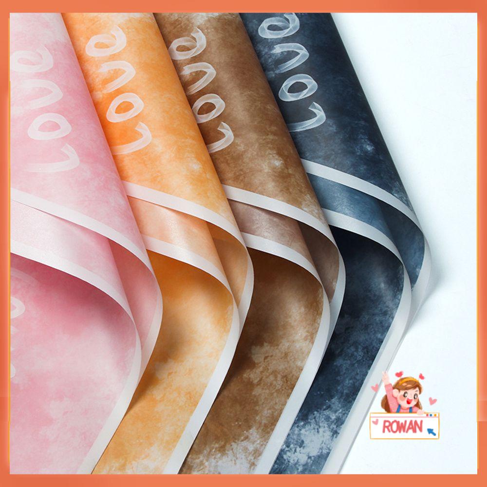 R-flower 20pcs Buket Bunga Flowers Gift Multicolor Kertas Pembungkus Kado