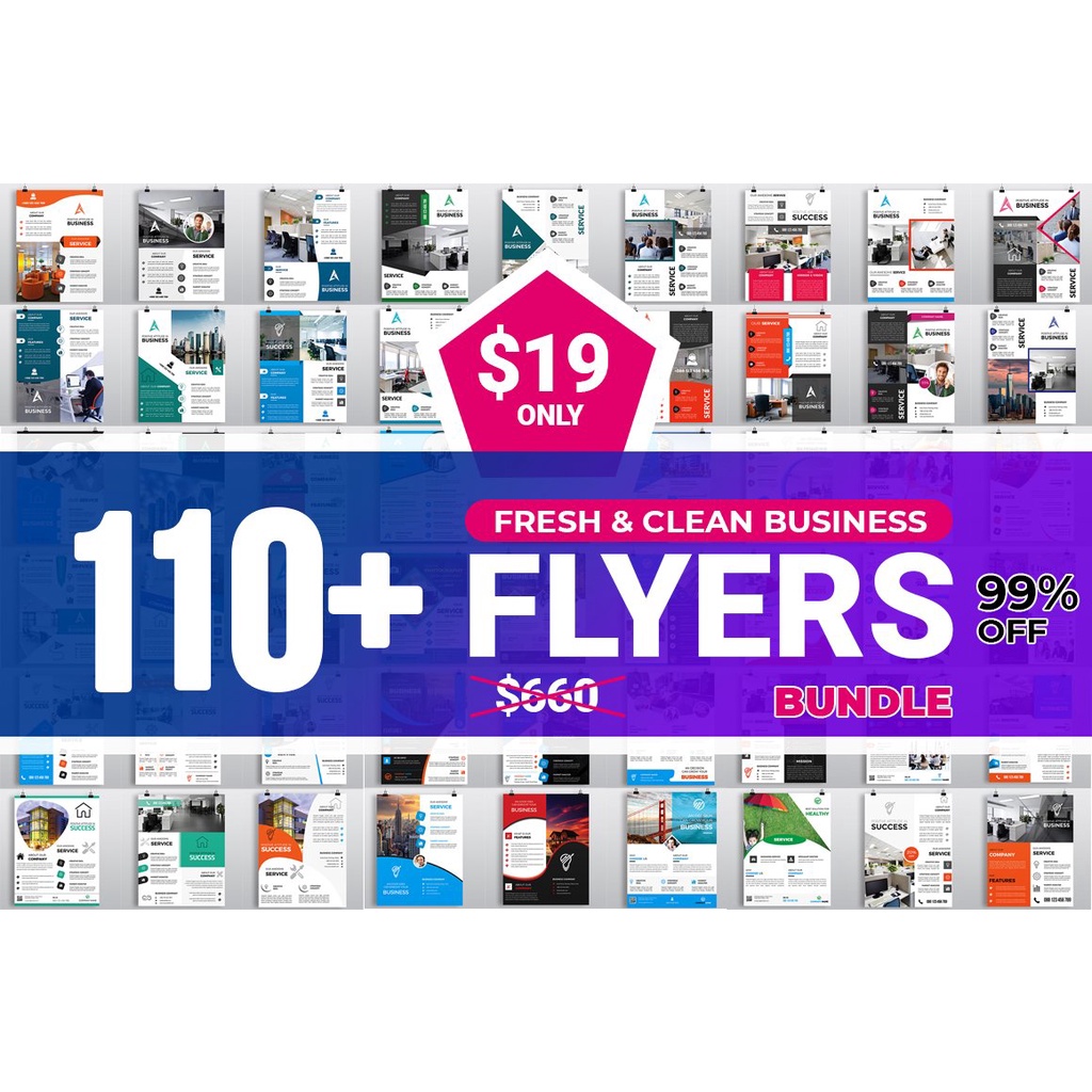 110+ Clean Business Flyers