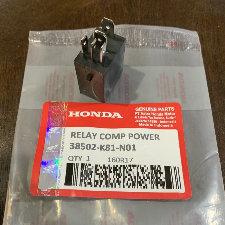 K81 RELAY 5 KAKI COMP STATER MOTOR BEAT FI POP ESP GENIO CB 150 R LED