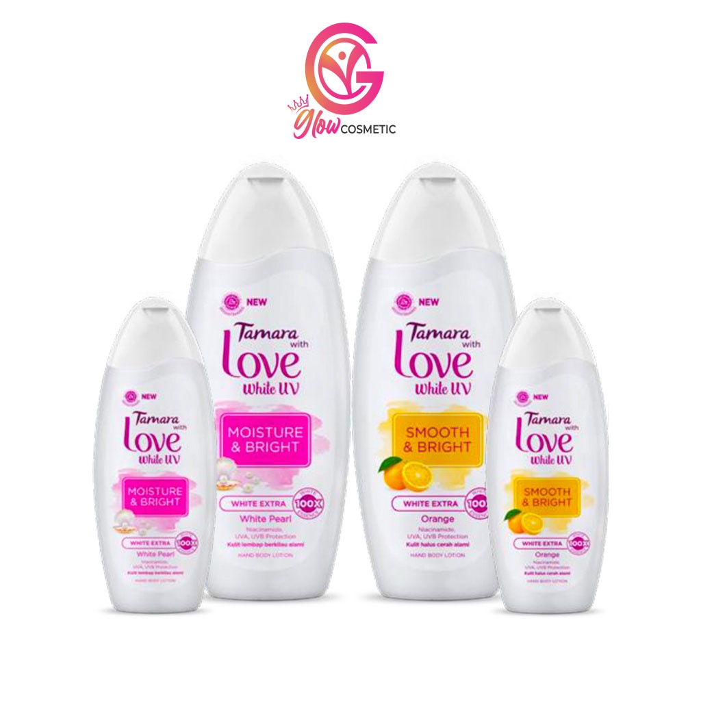 TAMARA WITH LOVE WHITE UV BODY LOTION 95ML - 190ML