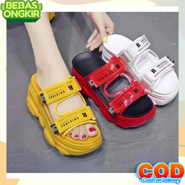 Wedges Wanita Import Branded Kekinian Terbaru Buat Kondangan Wedges Wanita Kekinian Terbaru Sendal W