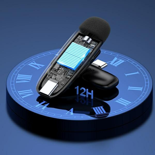 Robot Microphone Wireless Type C Slot Wireless Microphone Support Hp #Original