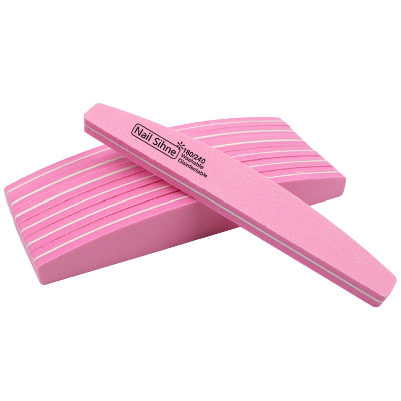 SUNSHINE Buffer Lurus s100/180 Kuku Nail Art File Buffer Kuku Warna Warni kuku penghalus kuku nail buffer nail art Manicure Pedicure