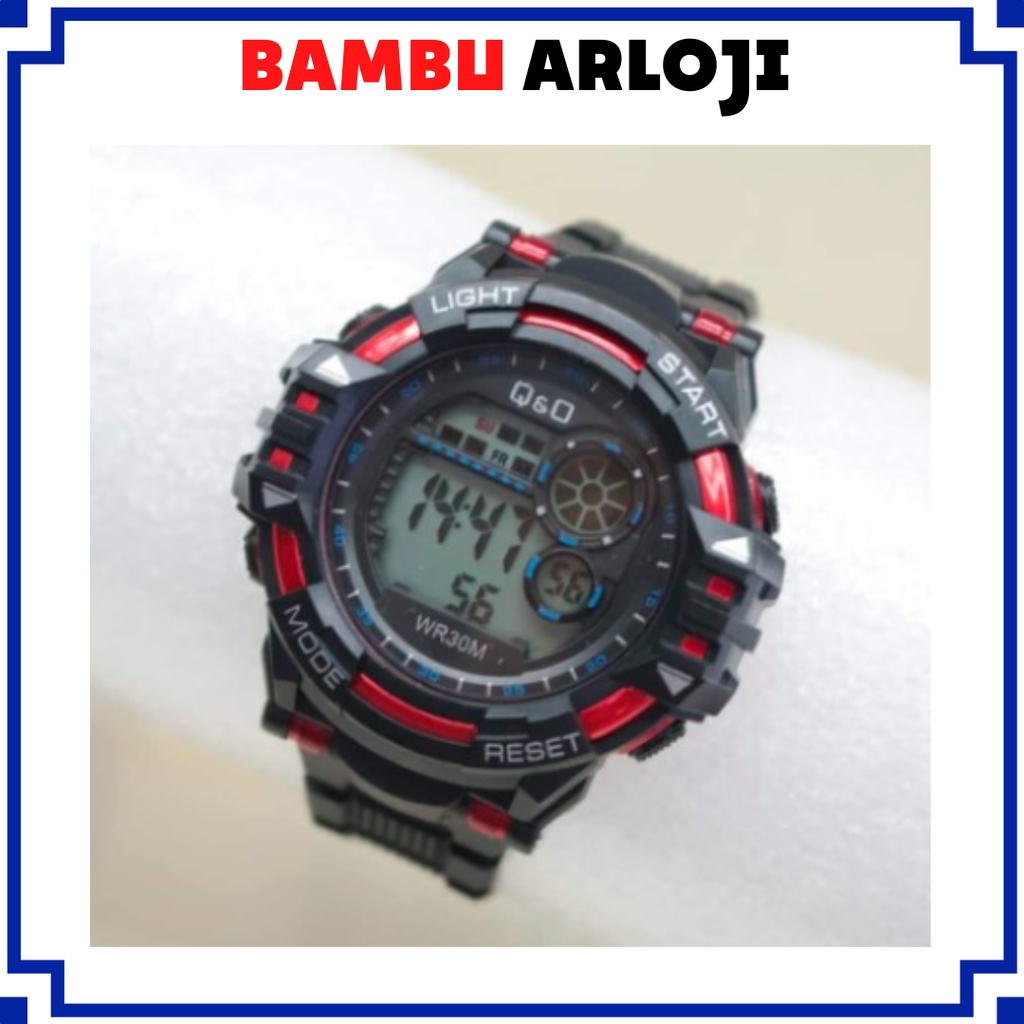 BAJ JAM TANGAN PRIA / MEN WATCH GROSIR IMPORT DIGITAL Q&amp;O / QNO / QQ013