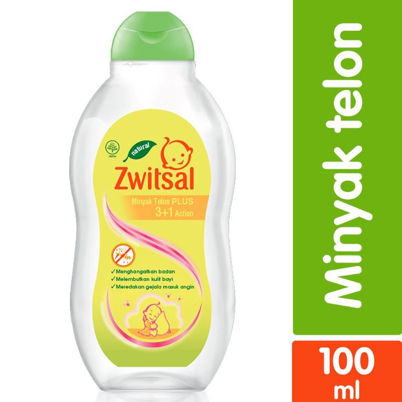 ZWITSAL Natural Minyak Telon Plus/Minyak Telon Plus ZWITSAL 100ml 100 ml