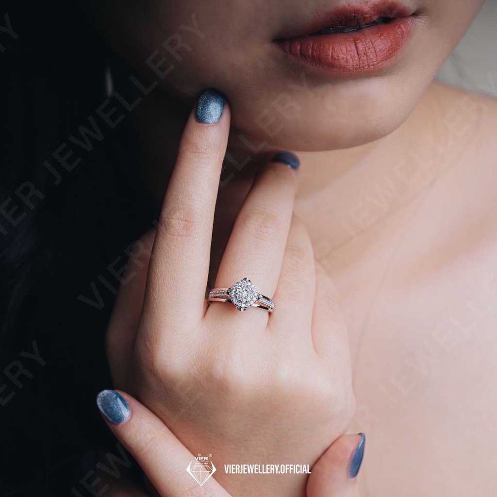 VIER JEWELLERY WYNN EDITION RING 8325 CINCIN SIZE 9 CRYSTAL ZICRON