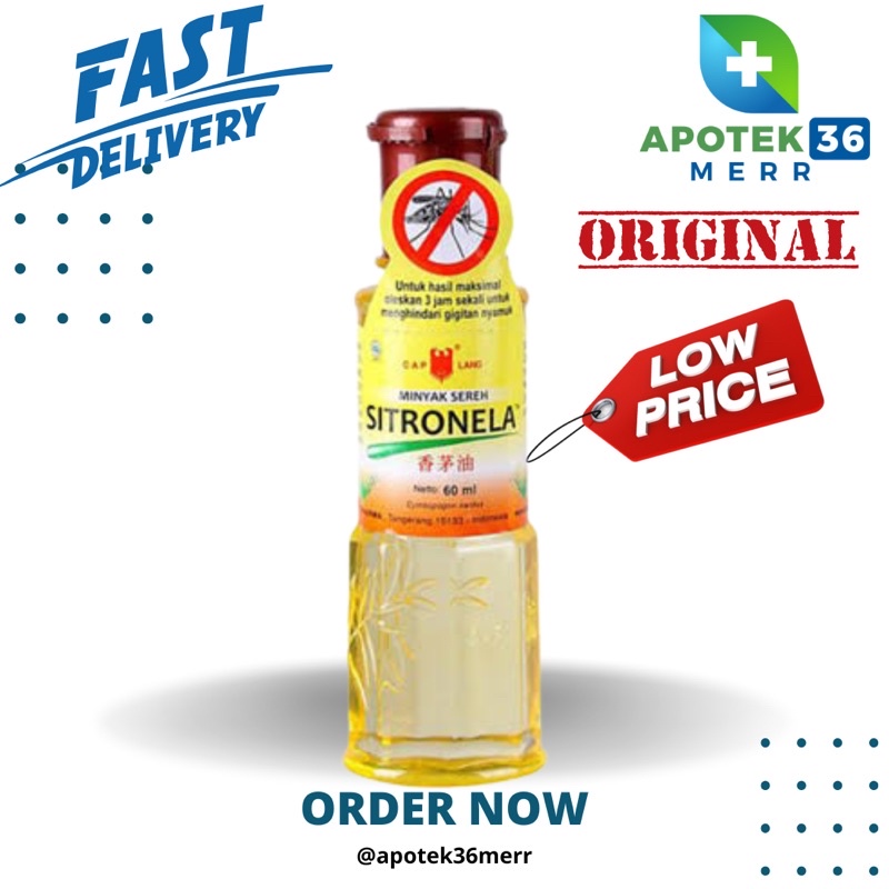 MINYAK SEREH SITRONELLA SITRONELA CAPLANG MYK 60ML