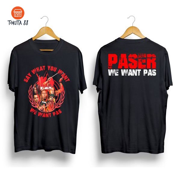 KAOS PAS BAND PASER - KAOS PAS BAND ORIGINAL DISTRO - KAOS DISTRO ORIGINAL MURAH KATUN COMBED