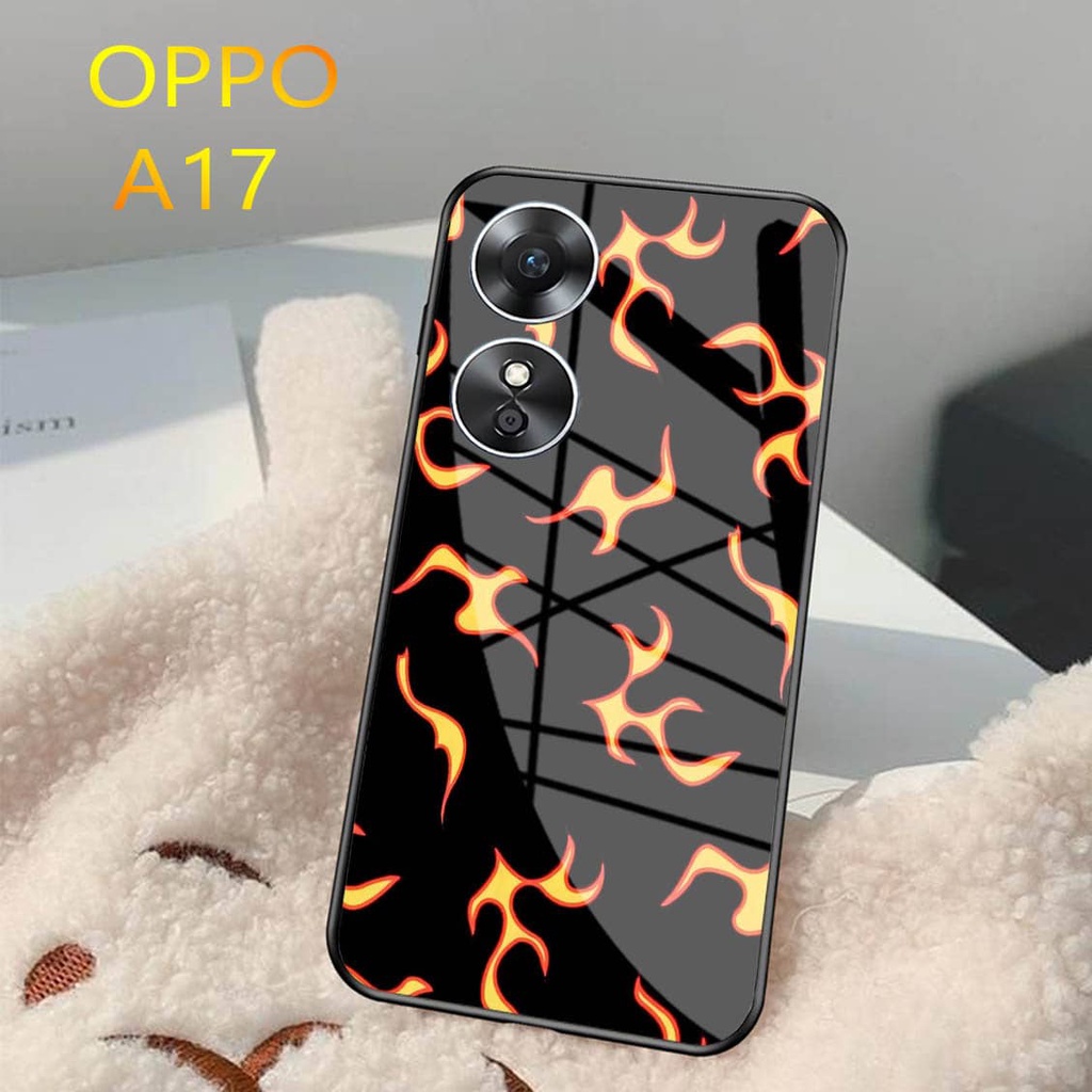 Softcase Kaca For OPPO A17 - Case Handphone OPPO A17 [T68].