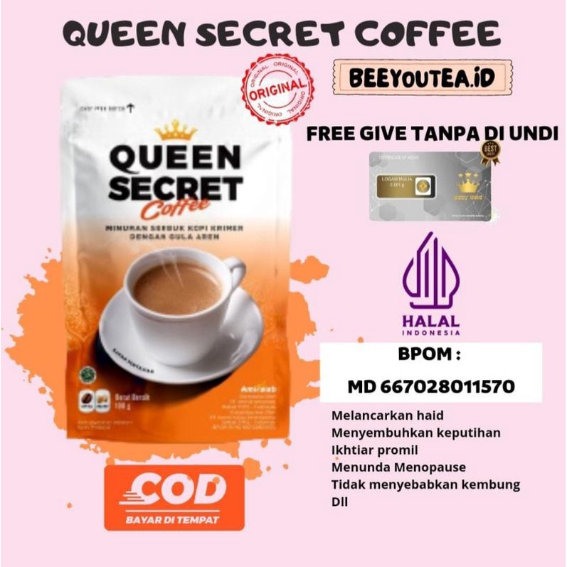 (Ready) Queen Secret Coffee kopi melancarkan haid by AMIRALAB