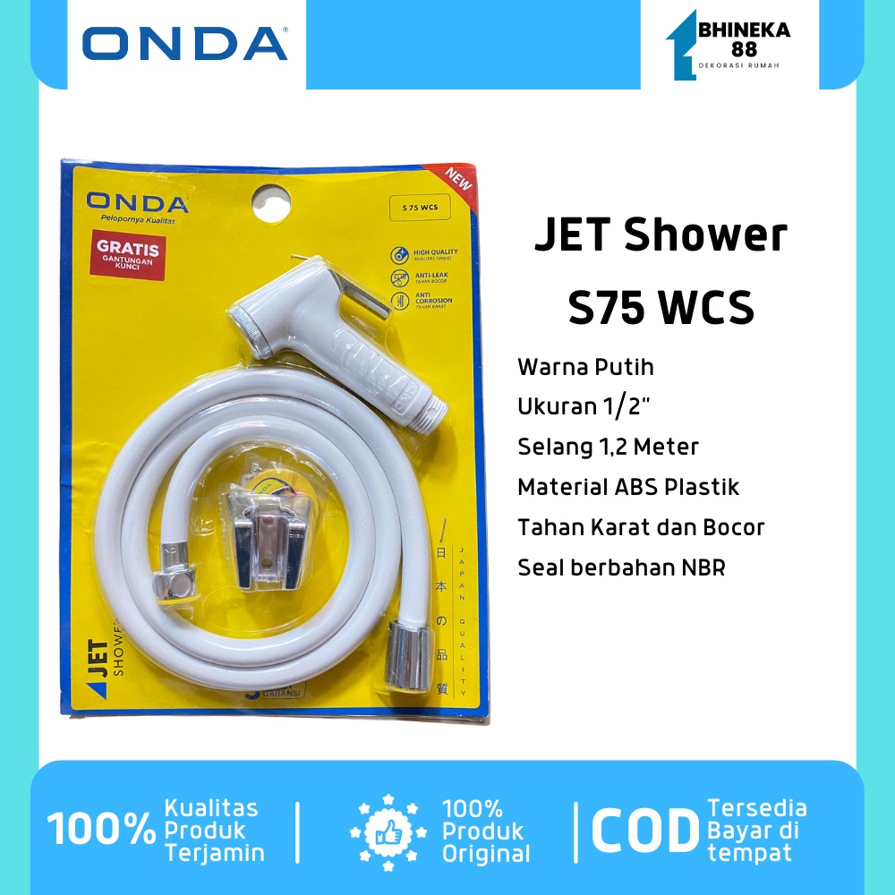 Bidet Jet Washer Shower Cebok ONDA S 75 WCS Sower kloset