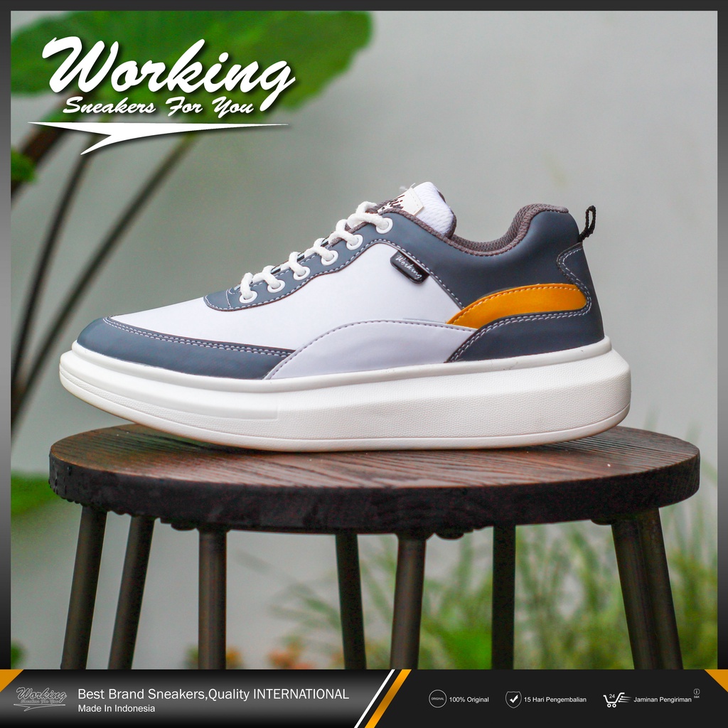 Sepatu Pria Kasual Terbaru Working T-14 Size 39-43