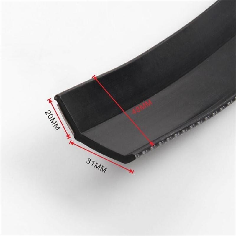 Lips Bumper Samurai Merah Biru Putih List Skirt Samurai Universal Karet Lips Lis SAMURAI Car Skirt