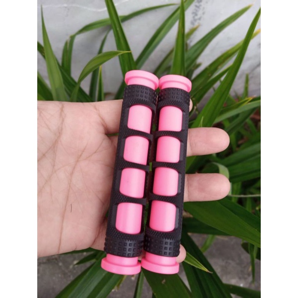 Sepaket Handgrip Motor Grip Protaper + Karet Handle Rem universal Motor Warna pink