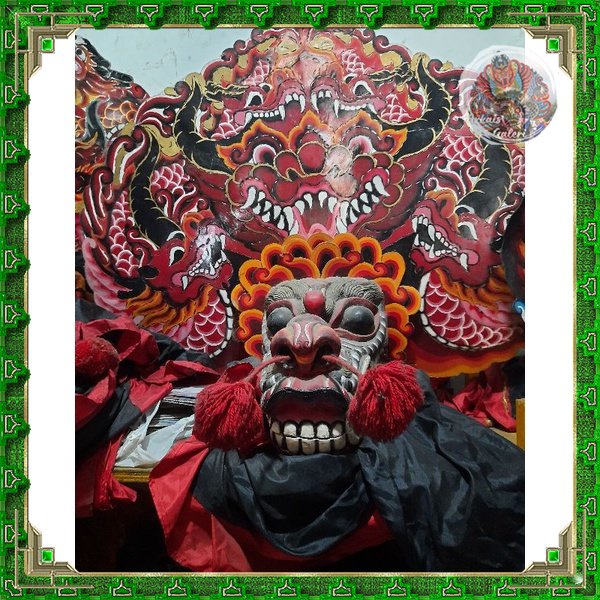 Barongan dewasa ukuran 22 full ukiran barongan cepaplok dewasa barongan caplokan pentas