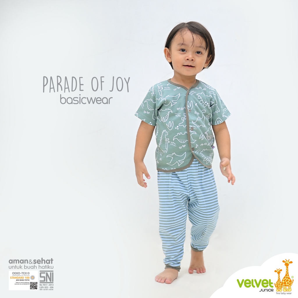 Velvet Junior Baju Anak KC Tengah Pendek Cln Panjang - BasicWear Parade Of Joy