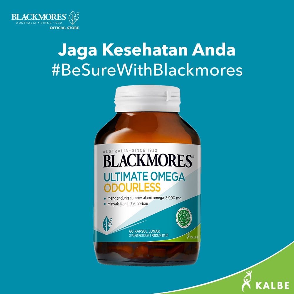 Blackmores Omega Daily - 30/90 Kapsul (Sertakan Packing Tambahan - Baca Deskripsi)