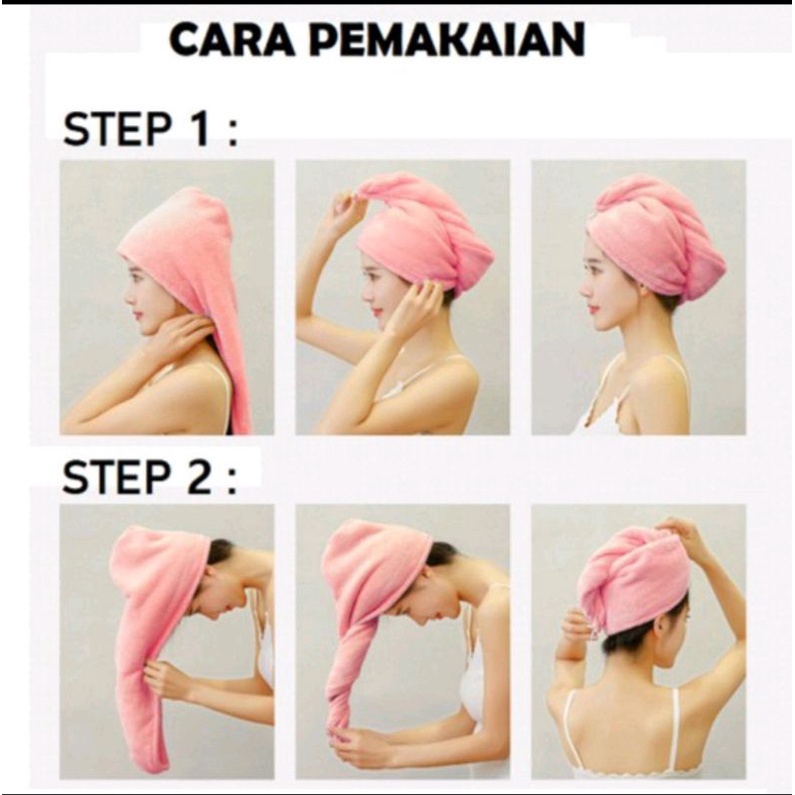 PENGERING RAMBUT HANDUK MANDI CEPAT KERING MERESAP LEBIH MAKSIMAL