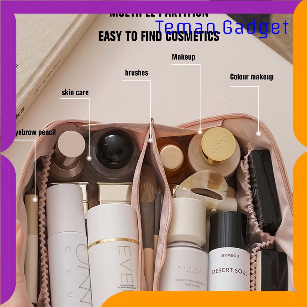 TG-MKP Dihope Tas Make Up Besar 6 Slot Portable Organizer Make Up Pouch - DH6