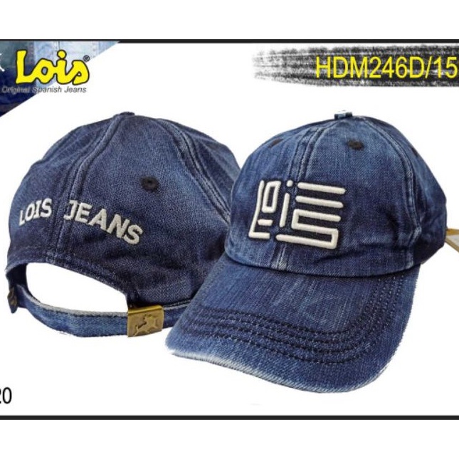 TERBARU TOPI DENIM LOIS HDM246D TOPI PRIA ORI