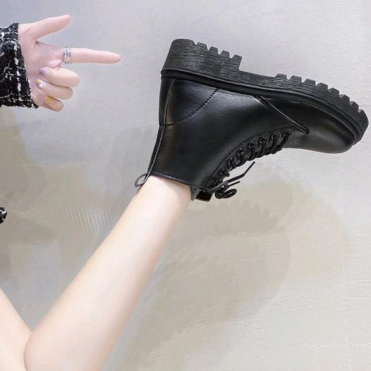 Best Product Boots Korea Hitam - Fair good | Sepatu Boots Zipper Pria/Wanita Traveling Fashion  show