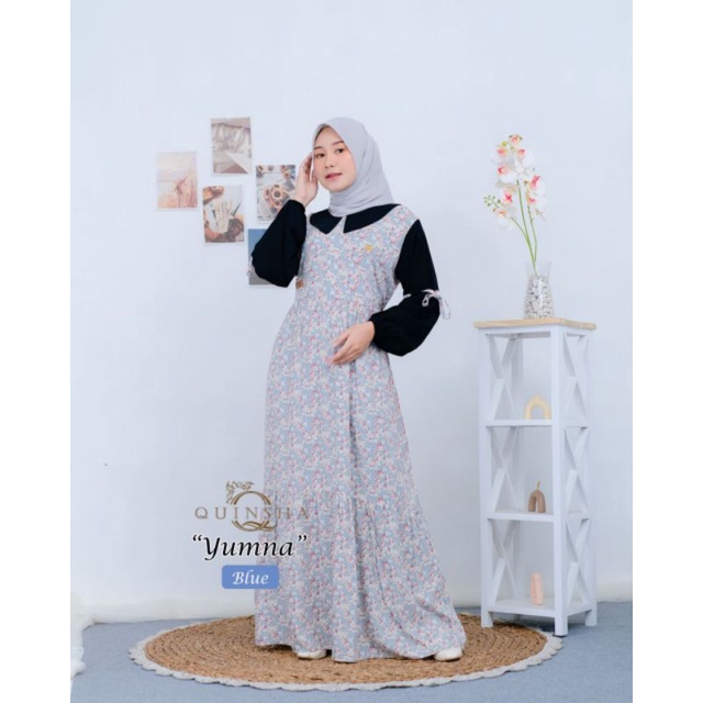 Gamis Terbaru Murah Dress Yumna Quinsha Hijab