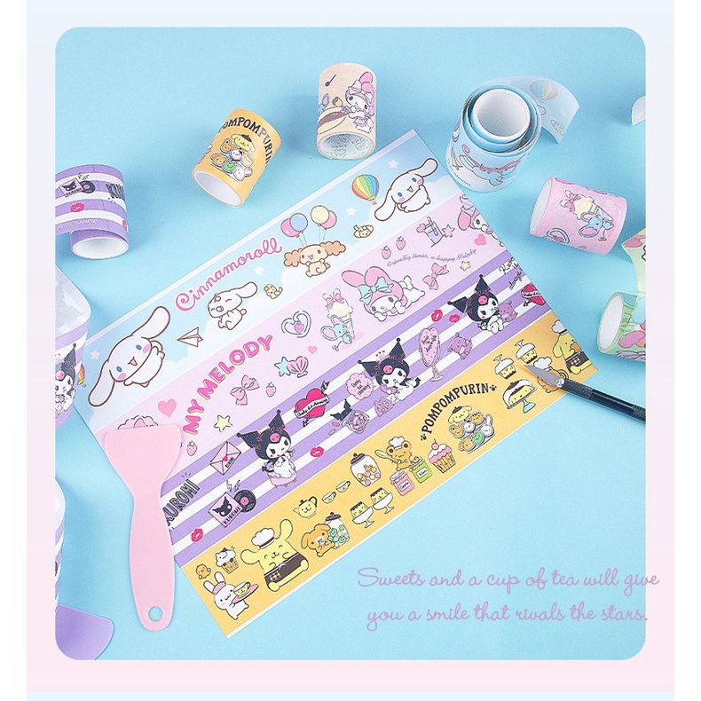 

GEMILANG- WASHI TAPE SOLATIP SANRIO SELOTIP LUCU SOLATIO KERTAS WASHI TAPE SANRIO STIKER LABEL STIKER BUKU SELOTIP SANRIO WASHI TAPE SANRIO SANRIO SPECIAL OIL