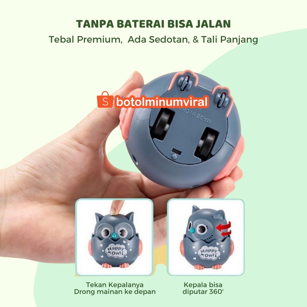 Happy Owl Toys Mainan Anak OwlMainan Edukasi Anak Mainan Burung Hantu