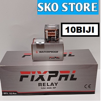 RELAY 12V 40A 4P FIXPAL MURAH