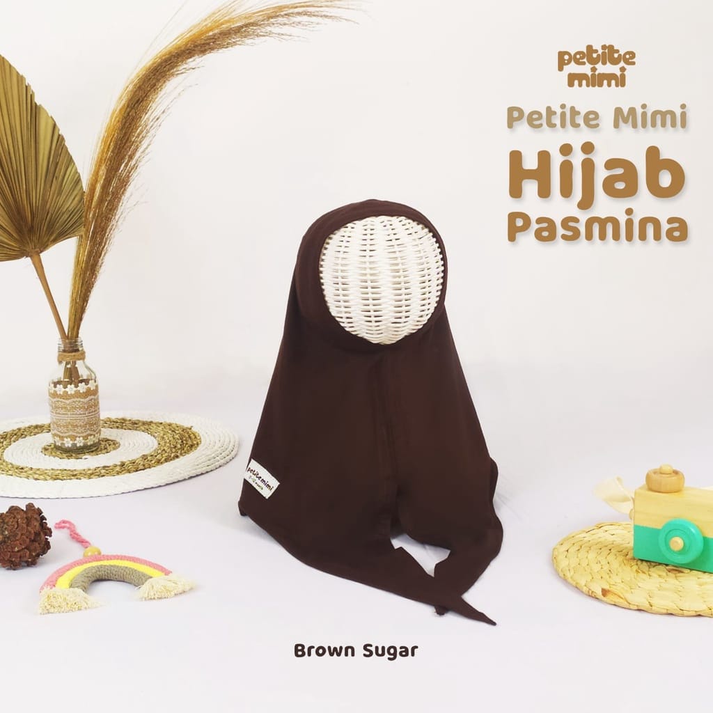 Petite Mimi Baby Hijab Pasmina - Hijab Pasmina Anak (WARNA RANDOM)