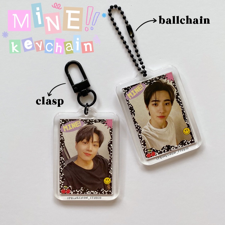 [READY] ENHYPEN &quot;MINE&quot; Acrylic Keychain / Gantungan Kunci Akrilik ENHYPEN KPOP Keyring
