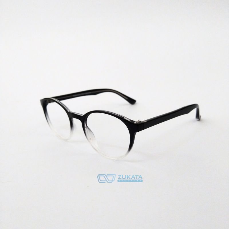 Kacamata Bulat Minus Photocromic Blueray  Pria Dan Wanita Seri Brenden