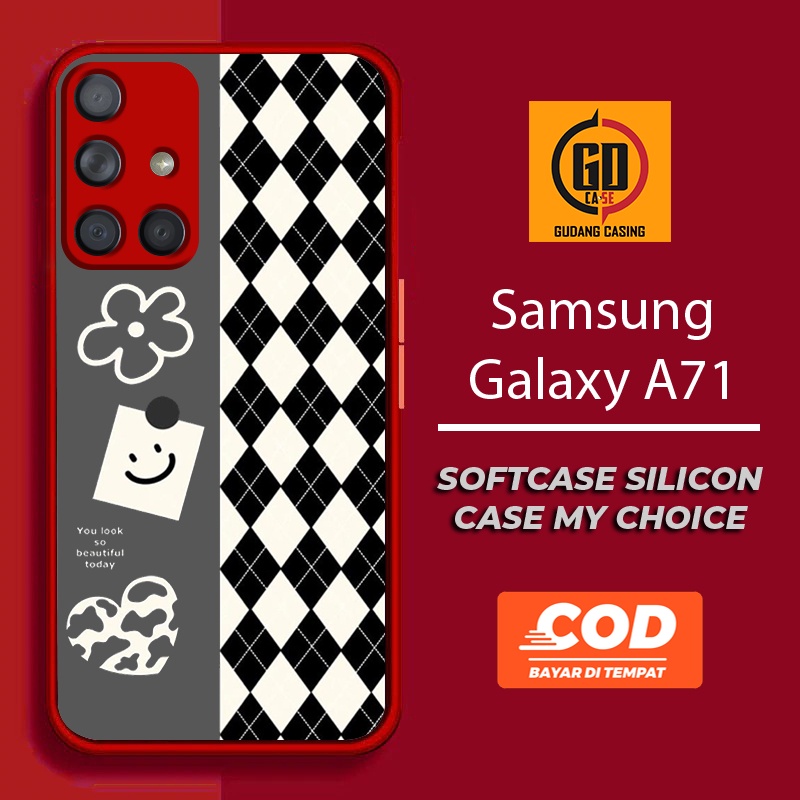 Case SAMSUNG GALAXY A71  Case Hp SAMSUNG  GALAXY A71 Case Mychoice Gudang Casing [CUTE] Casing Hp Ae