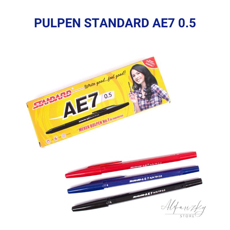 

Pulpen Standard AE7 Alfatip 0.5 Oil Gel - Bolpen Ballpoint