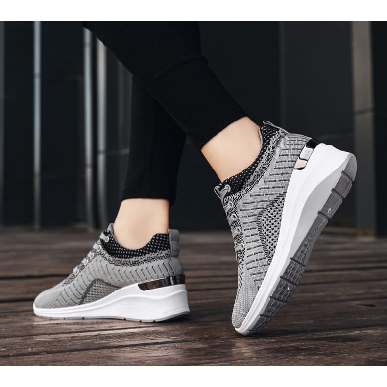 SHOEGALLERY LV0194 "FREE BOX" Sepatu Import Sport Wanita Tinggi Ners