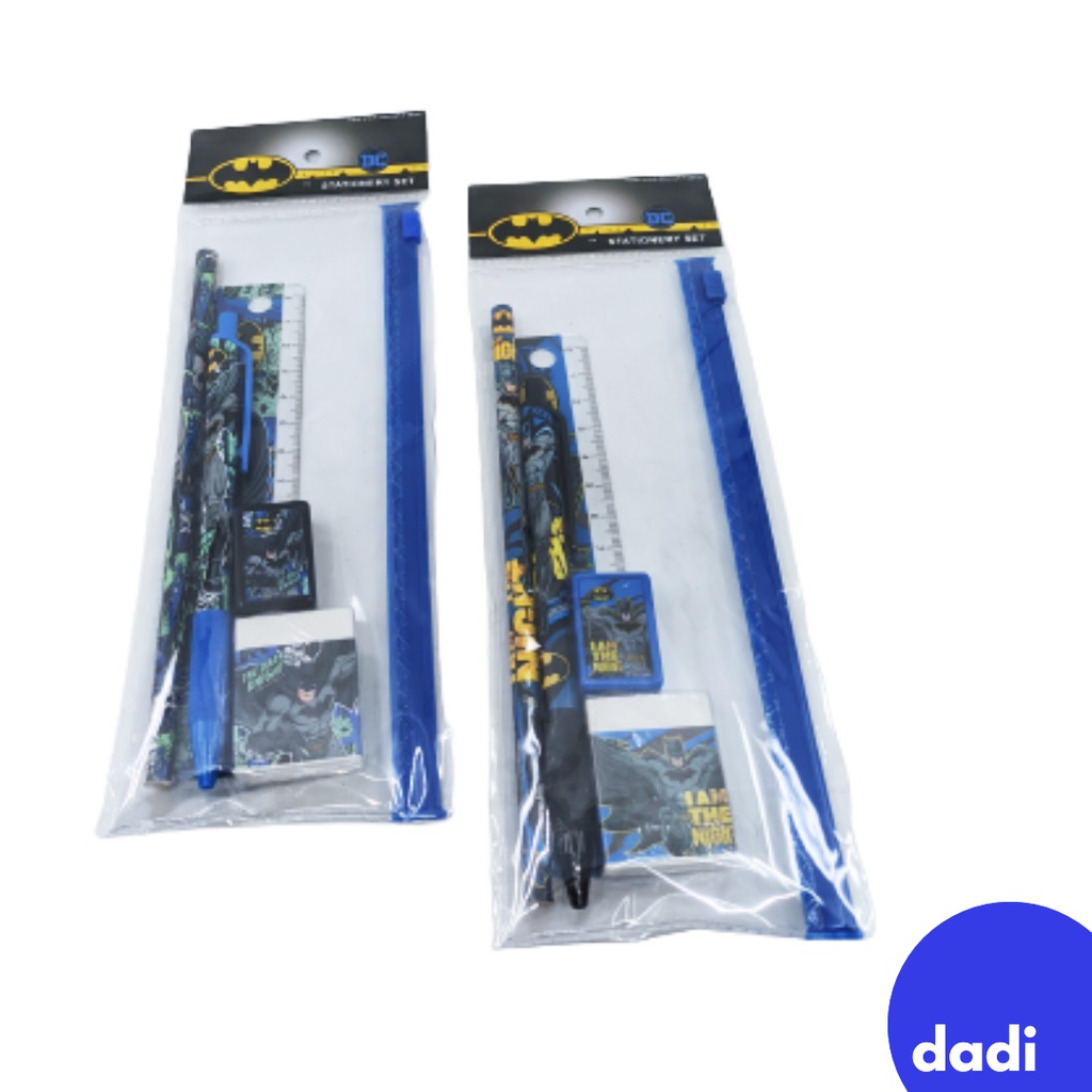 

Stationery Set Batman, Barbie, dan Hotwheels