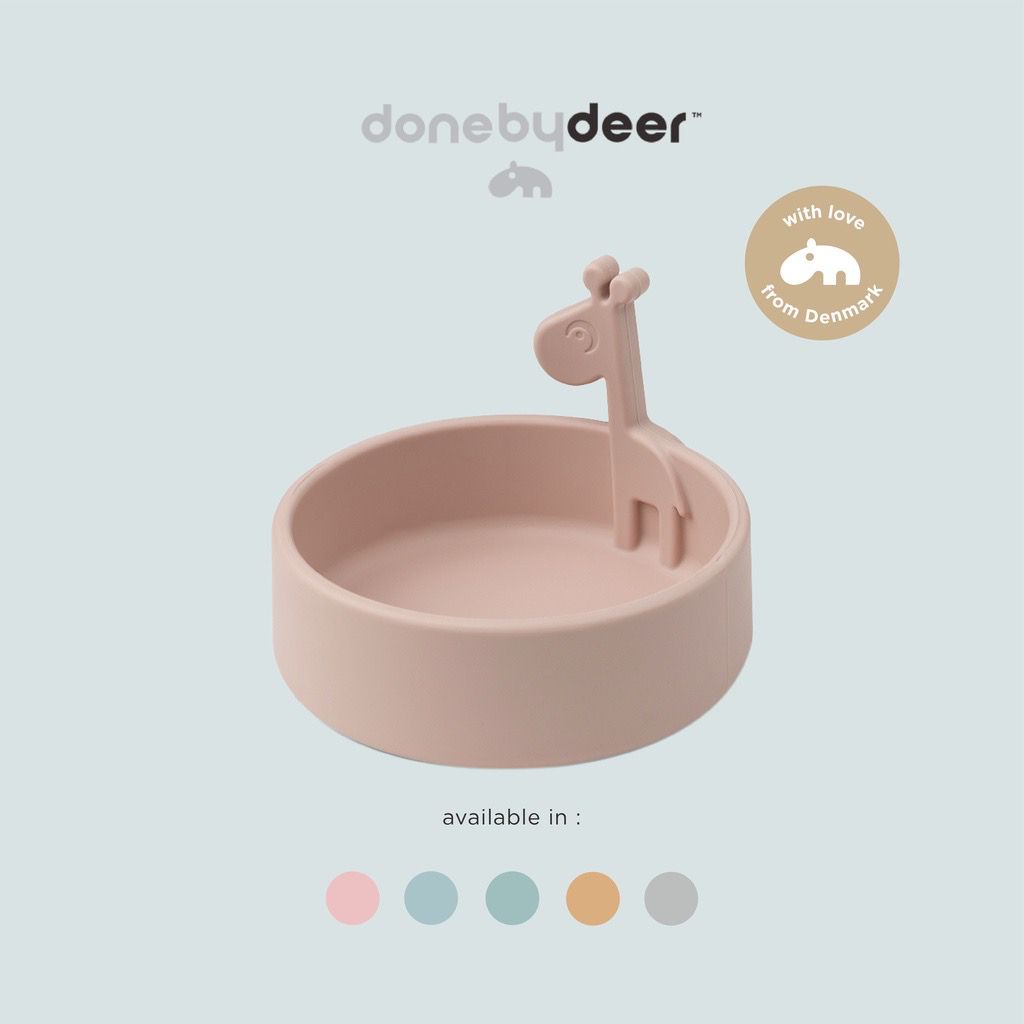 Done by Deer Peekaboo Bowl Raffi - Mangkuk Anak / Silicone Baby Bowl