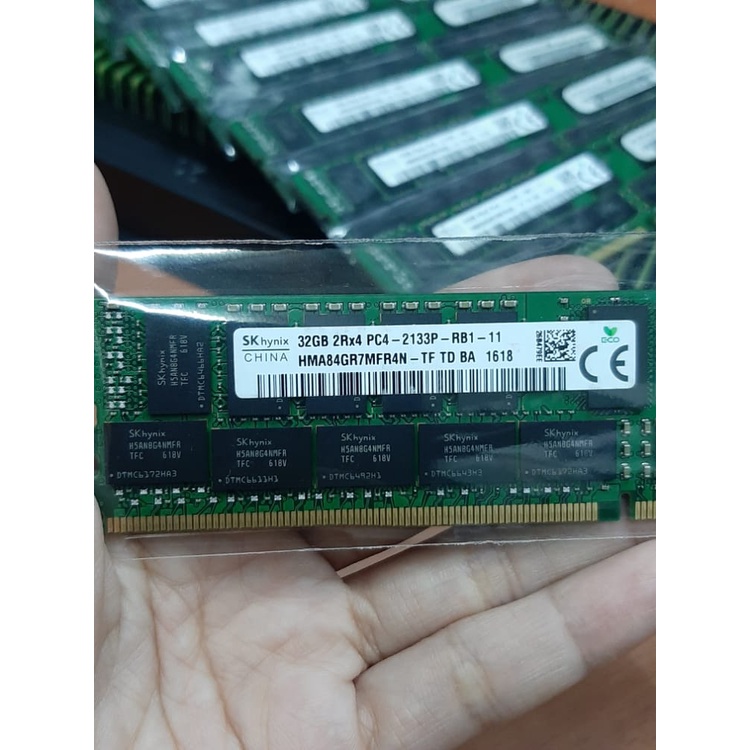 Memory ram server ECC REG 32GB 2RX4 PC4-2133P DDR4 ECC REGISTER FOR PC SERVER/SAMSUNG/MICRON/SKHYNIX ORIGINAL