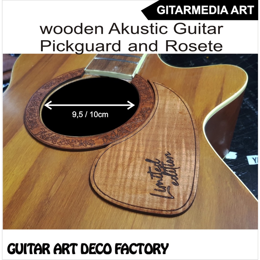 PICKGUARD GITAR AKUSTIK TERBUAT DARI KAYU