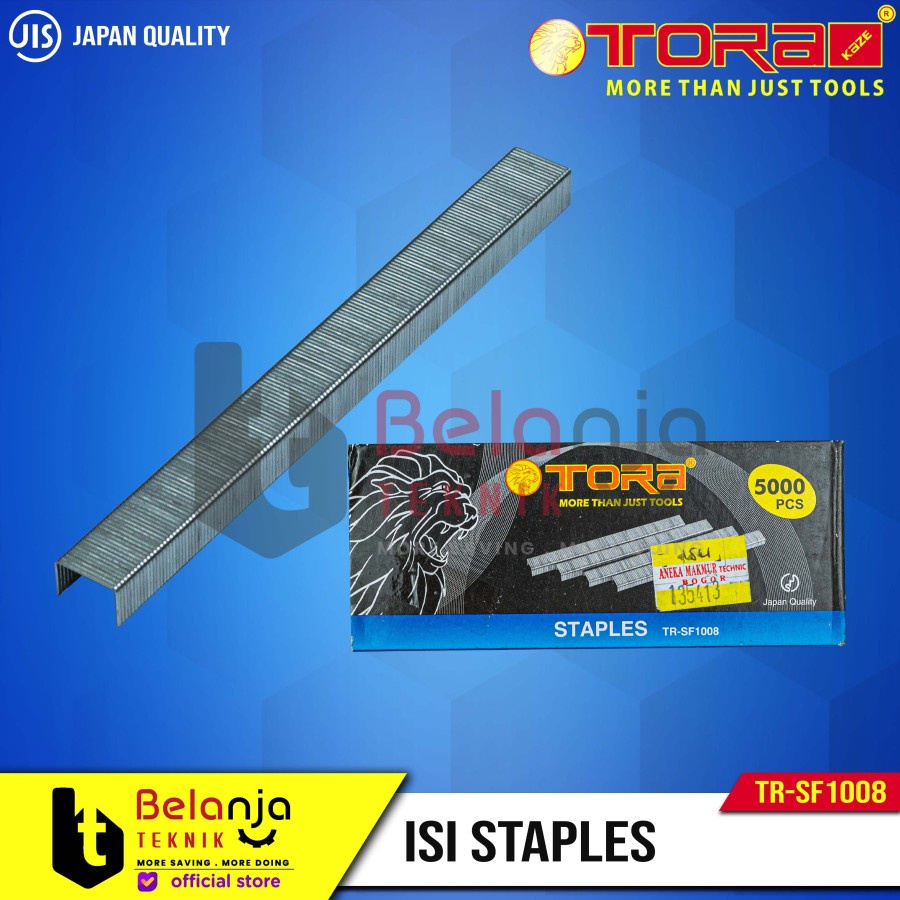 

TORA Refill Stapler Paku Tembak 8MM Model U Isi Staples Guntacker 8mm